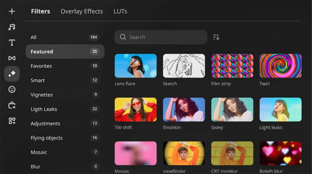 imovie windows filter effects